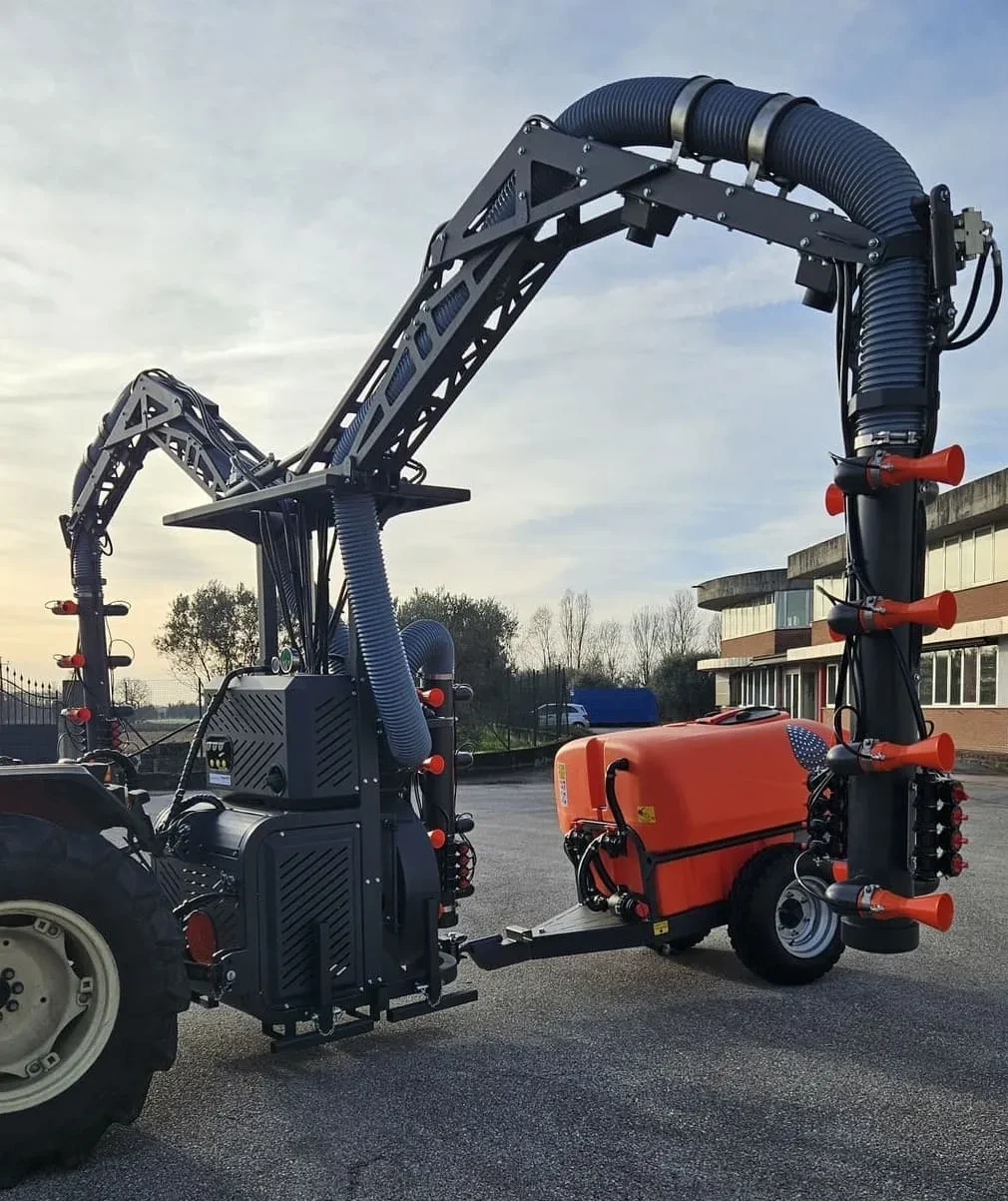 TITANIUM TR - ATOMIZADORES ARRASTRADOS - atomizador agrícola arrastrado al aire libre - Dal Degan empresa Atomizador para tractor agrícola suspendido Dal Degan TITANIUM MN al aire libre | para uso en campo agrícola | Atomizador Dal Degan
